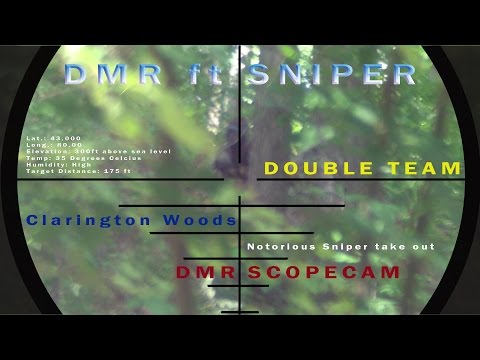 Airsoft - DMR Scopecam  - Sniper Take Out - DMR and Sniper Team - Clarington Woods