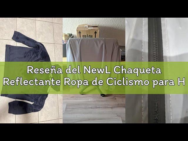 Vídeo relacionado con NewL Chaqueta reflectante para hombre de alta visibilidad para deporte, festivales rave Ropa holográfica Y2K a prueba de viento (FR/ES, Letras, L, Regular, Regular, Gris)
