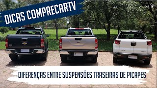 Diferenças entre suspensões traseiras de picapes