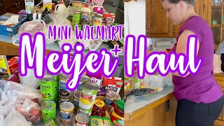 $200 GROCERY HAUL | WEEKLY GROCERY HAUL FAMILY OF 4 | WALMART AND MEIJER GROCERY HAUL