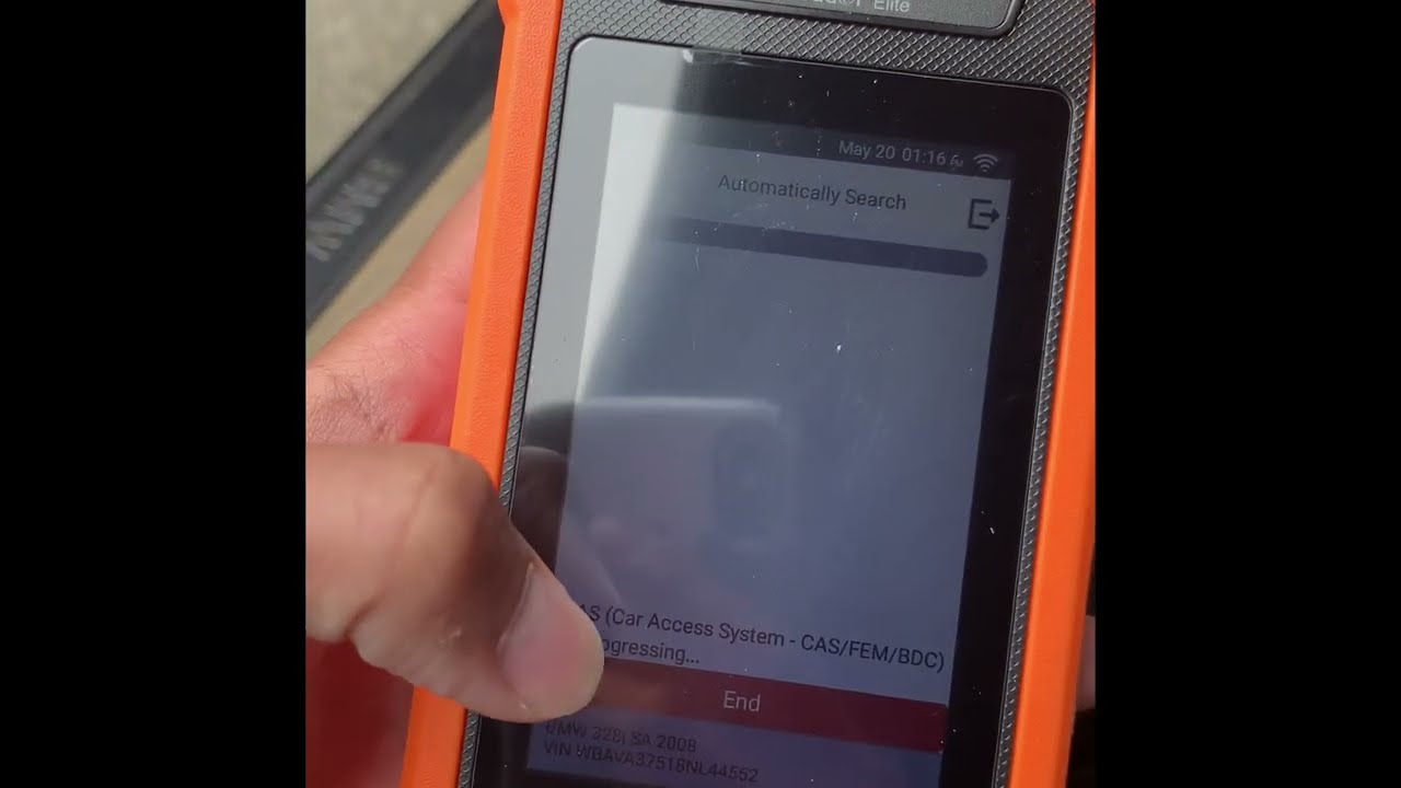 Recoding BMW JBE with Elite Launch Scan tool