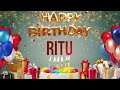 Ritu Happy Birthday Ritu