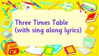 Three Times Table