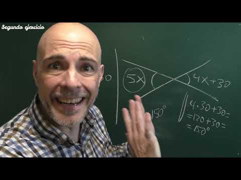 ÁNGULOS OPUESTOS POR EL VÉRTICE. Ejercicios resueltos