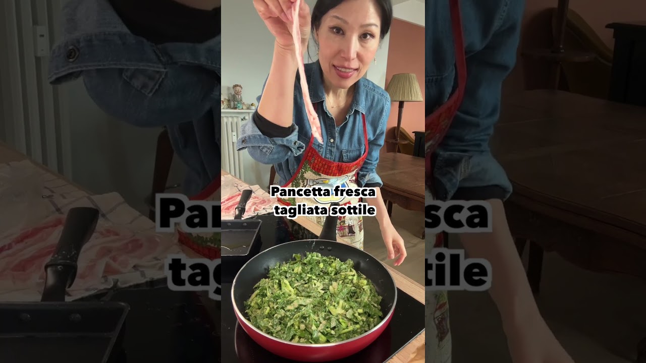 Okonomiyaki giapponese con cima di rapa