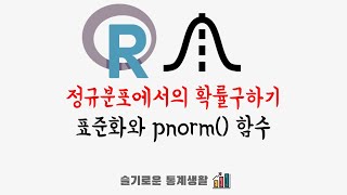 정규분포에서 확률구하기 - 표준화 이용방법과 R에서 pnorm() 사용법