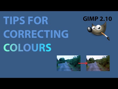 Tips for correcting colours in GIMP 2.10