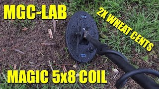 Metal Detecting: Magic 5x8 Coil on Teknetics G2+