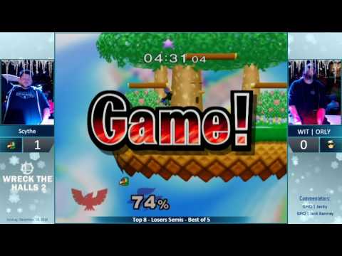 Wreck the Halls 2 - Scythe (Falco) vs. WIT | ORLY (C. Falcon) - SSBM - Losers Semis