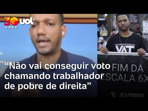 Fim da escala 6×1: ‘Não vai conseguir voto chamando trabalhador de pobre de direita’, diz autor