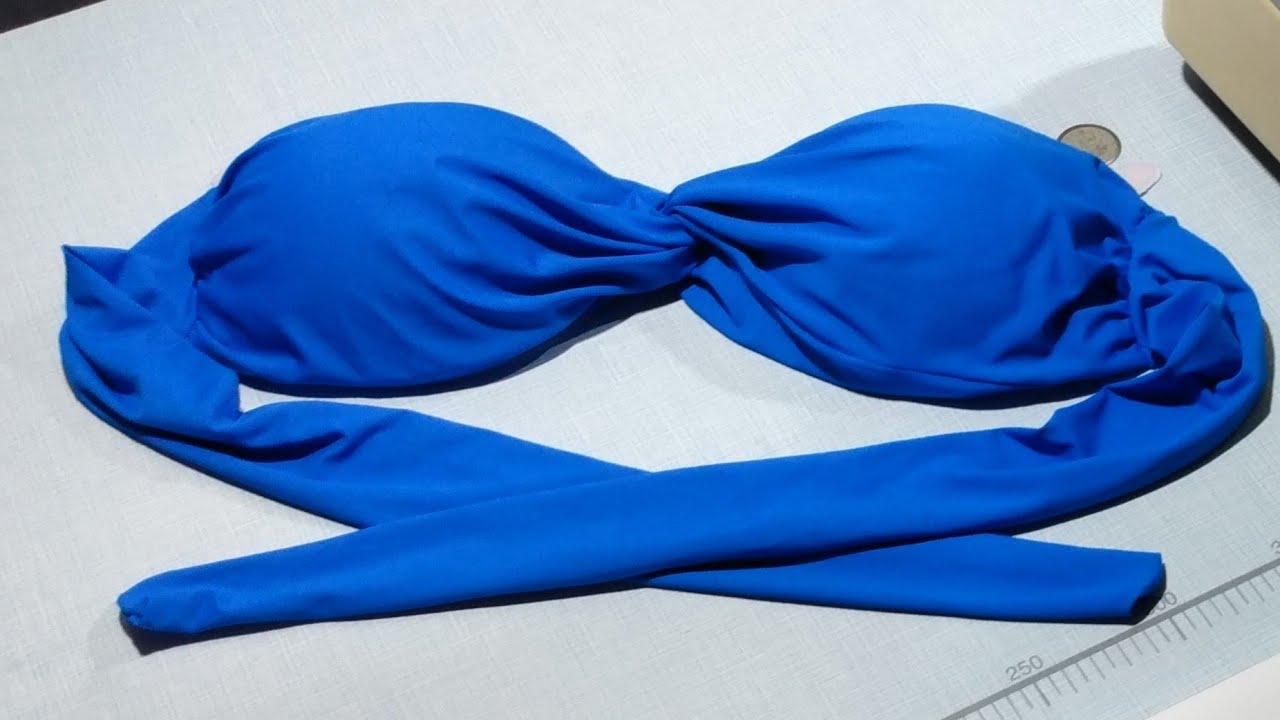 como fazer um top nó tomara que caia só na overloque