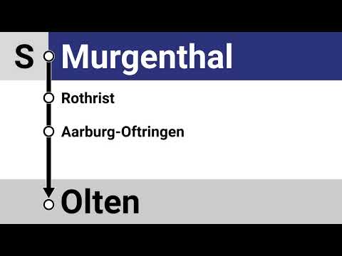 SOB Ansagen • S (S23) • Murgenthal – Olten