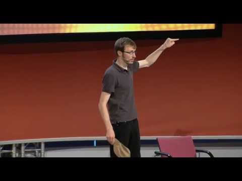 Thomas Greve beim Science Slam Finale auf der IdeenExpo 2011