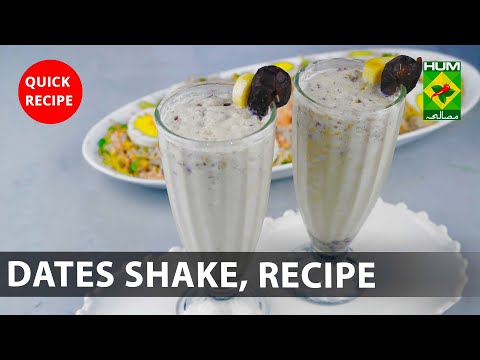 Dates Shake Amazing Recipe | Quick & Healthy Recipes |...