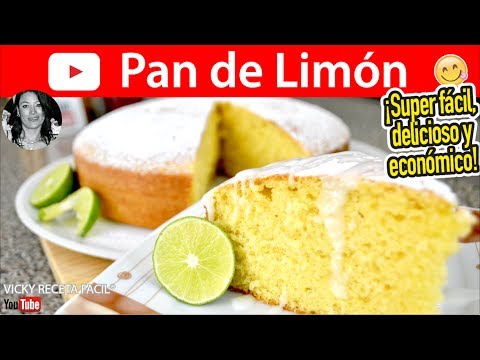 PAN DE LIMÓN |  Vicky Receta Facil Video