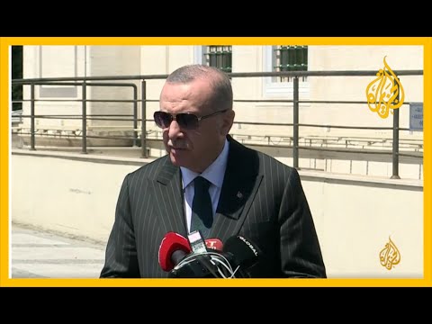 الرئيس التركي ناقشت مع أمير دولة قطر في الدوحة ملفات ليبيا وسوريا والعراق والسودان واليمن
