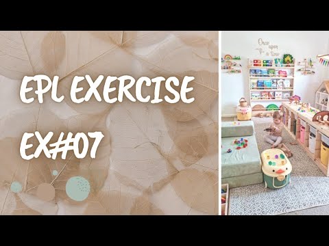 Montessori At Home || EPL Exercises || Ex: 07 || Transferring Water With Dropper