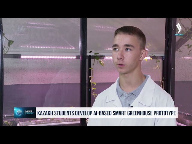 Kazakistanlı öğrenciler, yapay zeka tabanlı «Akıllı Sera» prototipi geliştirdiler