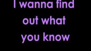 Miley Cyrus + David Archuleta - I Wanna Know You (lyrics)