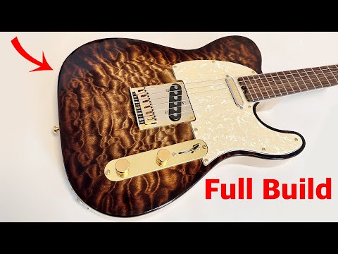 A Telecaster Guitar Build (9 min Full Build Video)