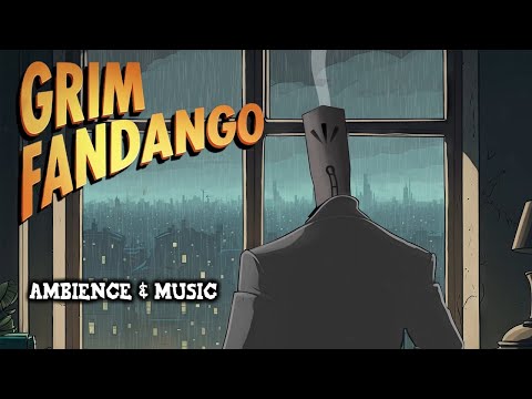 Grim Fandango | Ambience & Music | Watch the Rain with Manny Calavera