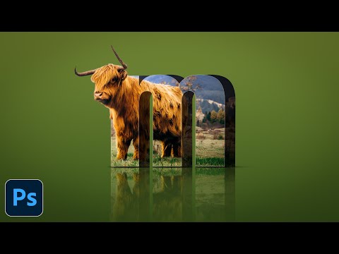 Photoshop Tutorial for Beginners - 3D Letter Manipulation