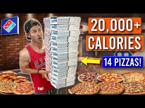 I Tried To Eat EVERY PIZZA On The Dominos Menu!
