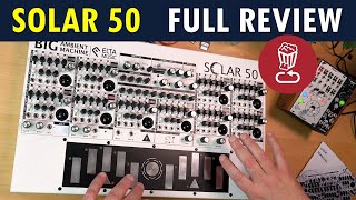 Video thumbnail for SOLAR 50 Review, full tutorial and patch ideas // Elta Music's 10 voice synth explored by loopop