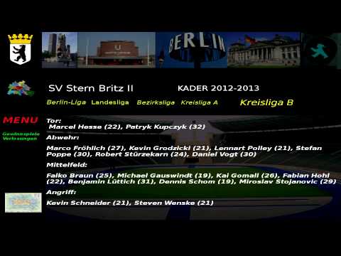 SV Stern Britz II Kader 2012 13 Kreisliga B 2 Abteilung