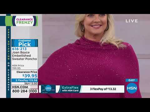 HSN | Joan Boyce Fashion & Jewelry Clearance Frenzy 05.06.2019 - 05 PM