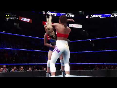 WWE2k20: Brooklyn w/ Dosvetanya vs. Lacey Evans w/ Dana Brooke