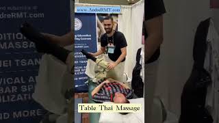 Table Thai Massage demonstration