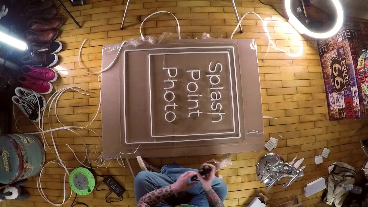 ✨ Unboxing Our Custom ‘Splash Point Photo’ LED Neon Sign | Neon Vibes UK ✨