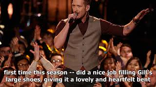 ‘the voice&#39; red marlow does ‘go rest high on that mountain’ by vince gill