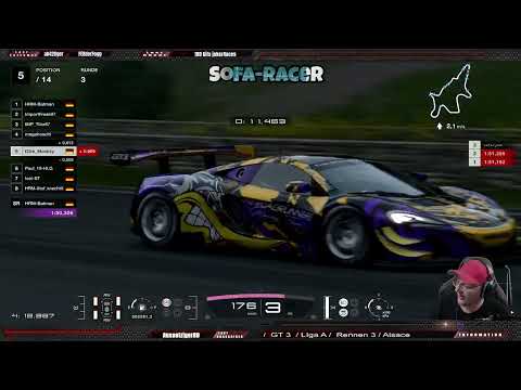 Sofa-Racer / S15 /  GT 3  / LIga A /  Rennen 3 / Alsace