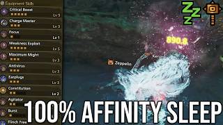 Best Sleep Hammer Build - 100% Affinity - Maximum Damage | Monster Hunter Wilds