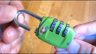 How to Reset TSA Lock Combo Tutorial