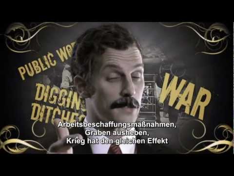 Keynes vs. Hayek - Fear the Boom and Bust - Round 1 - deutsch Untertitel / german subtitles