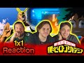 WE RE JUST GETTING STARTED My Hero Academia 1x1 Izuku Midoriya Origin Group Reaction