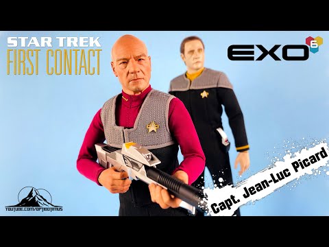 EXO-6 Star Trek: First Contact CAPTAIN JEAN-LUC PICARD Video Review