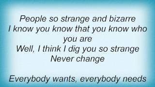 Tommy Lee - People So Strange Lyrics