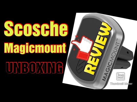 Scosche Magnetic Car Pro Vent Mount Unboxing and Review 2020