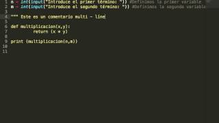 M7 - Comentarios en Python