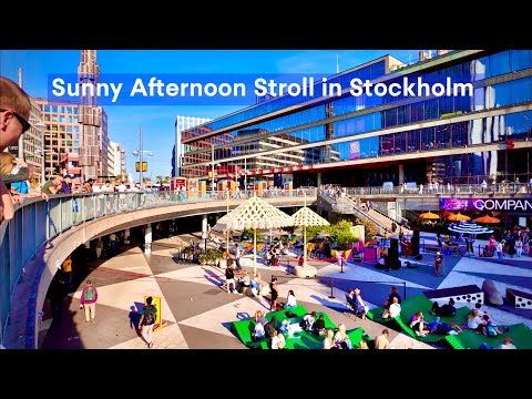 Sunny Afternoon Stroll in Stockholm