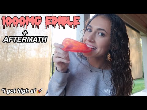 EATING A 1000MG GUMMY EDIBLE