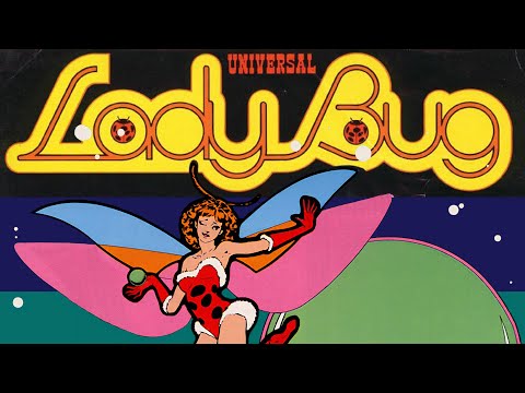 Lady Bug 1981 Arcade Live FLYER