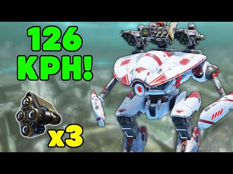 Crazy! SPEEDSTER MENDER 3x NITRO Unit War Robots Fast & Fun MK3 Gameplay WR