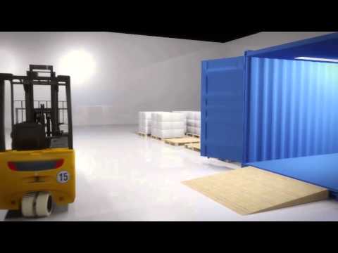 Slip Sheets V Pallets using a push pull attachment