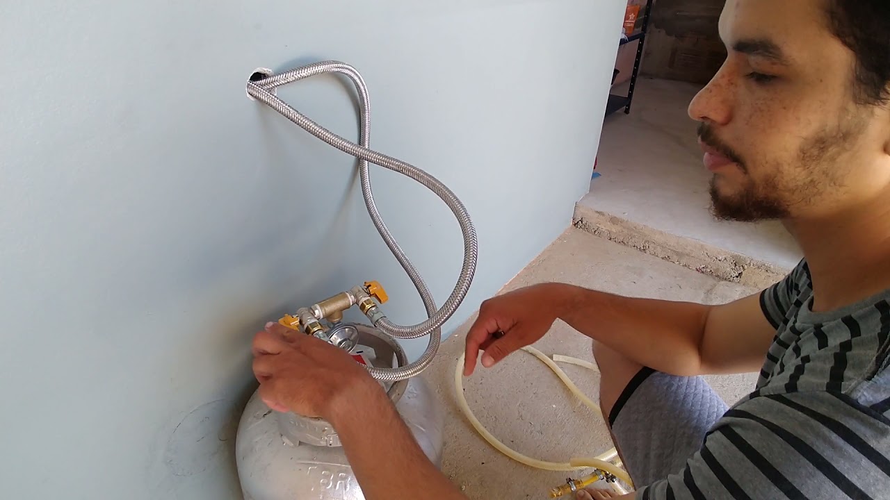 como instalar  o forno de embutir e Cooktop a gás (botijão de gás)