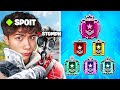 Spoit Stompn 2v5 Vs EVERY Rank In Rainbow Six Siege